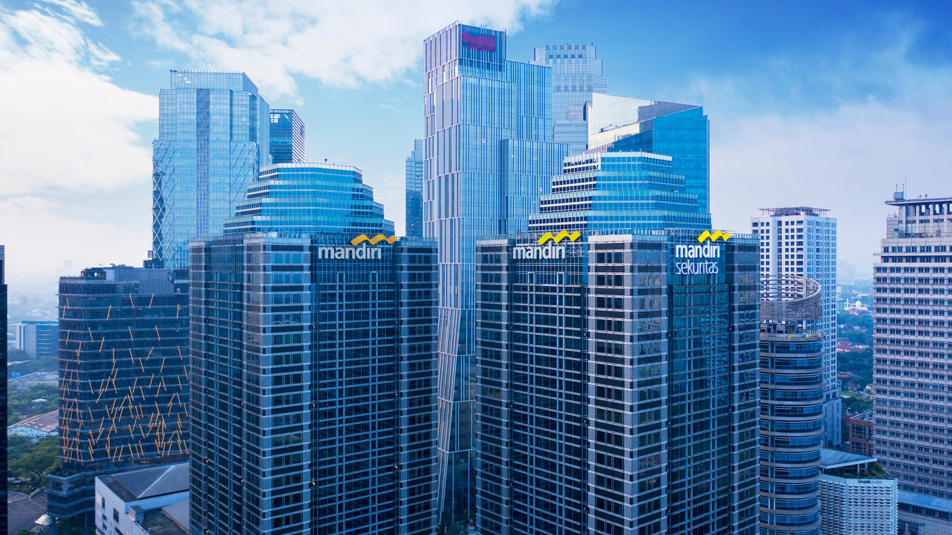 Two Mandiri Towers in South Jakarta