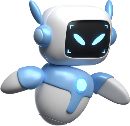 3D Angry Robot Illustration